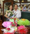 Tối 30.10.2012, sinh nhật bà xã Nguyễn Thị Hiền lần thứ 51